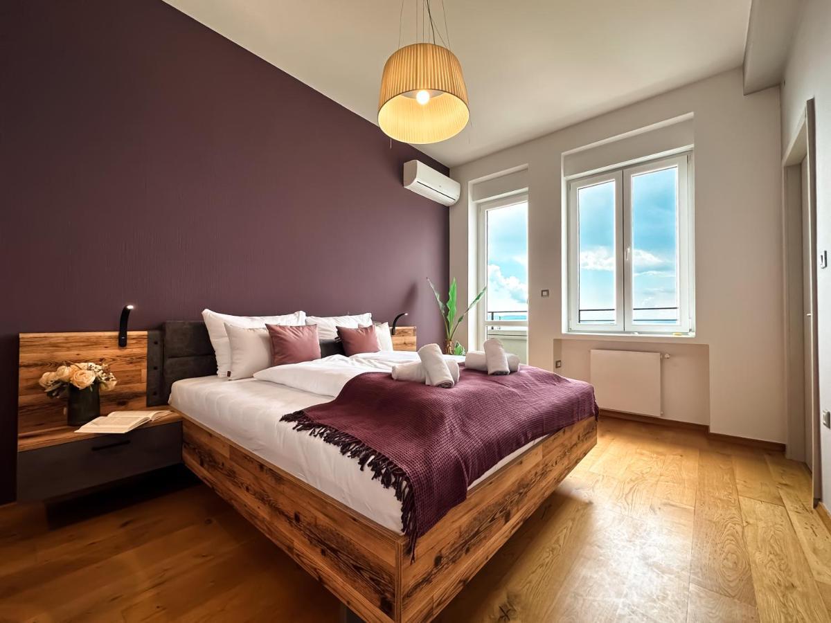 شقة 105M2 Penthouse Sea View Rijeka With Free Garage Parking المظهر الخارجي الصورة